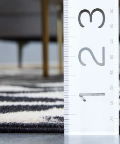 Well Woven Bourban Chevron Black Modern Rug 17 Well Woven Bourban Chevron Black Modern Rug