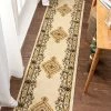 Well Woven Tehran Custom Size Runner Traditional Ivory 24 Inch Width X Choose Your Length Hallway Runner Rug