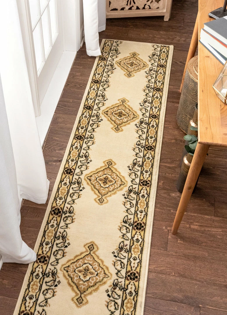 Well Woven Tehran Custom Size Runner Traditional Ivory 24 Inch Width X Choose Your Length Hallway Runner Rug 1 Well Woven Tehran Custom Size Runner Traditional Ivory 24 Inch Width X Choose Your Length Hallway Runner Rug