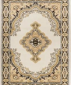 Well Woven Tehran Traditional Ivory Traditional Rug