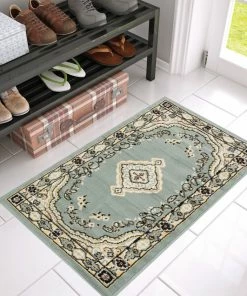 Well Woven Tehran Blue Traditional Rug 10 Well Woven Tehran Blue Traditional Rug