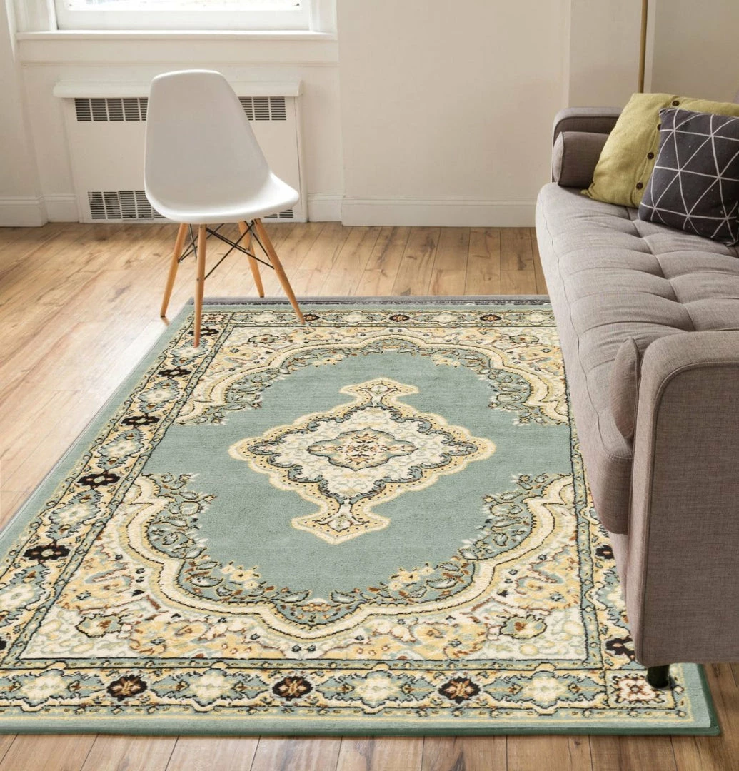 Well Woven Tehran Blue Traditional Rug 2 Well Woven Tehran Blue Traditional Rug