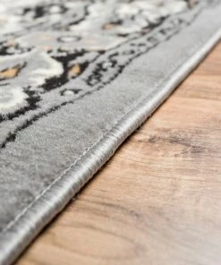Well Woven Tehran Grey Traditional Rug