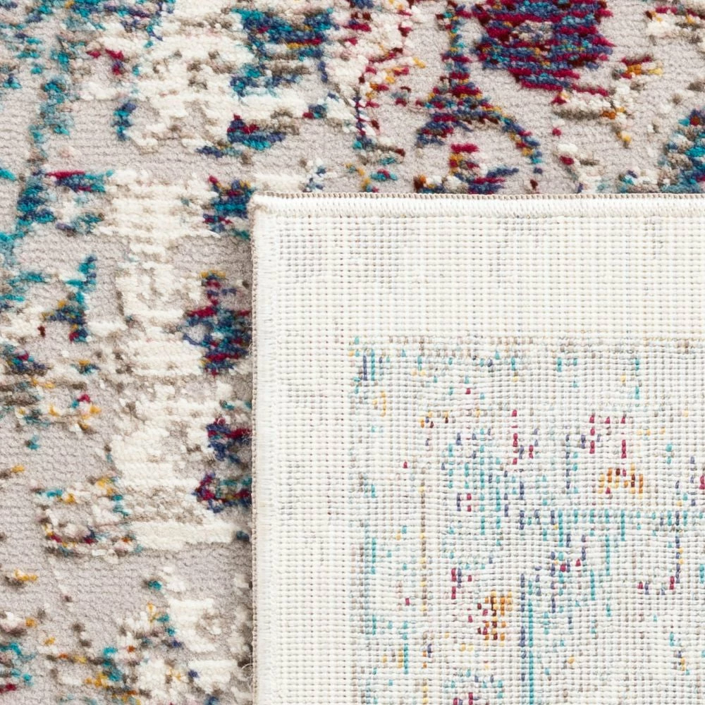 Well Woven Global Ava Ivory Vintage Panel Mosaic Ogee Persian Rug 6 Well Woven Global Ava Ivory Vintage Panel Mosaic Ogee Persian Rug