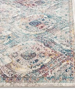 Well Woven Global Ava Ivory Vintage Panel Mosaic Ogee Persian Rug 10 Well Woven Global Ava Ivory Vintage Panel Mosaic Ogee Persian Rug