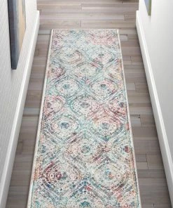 Well Woven Global Ava Ivory Vintage Panel Mosaic Ogee Persian Rug 11 Well Woven Global Ava Ivory Vintage Panel Mosaic Ogee Persian Rug