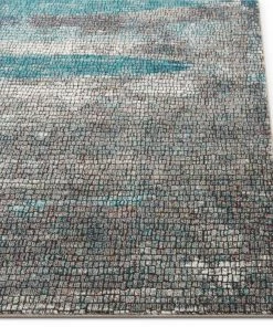 Well Woven Global Sloane Blue Vintage Abstract Mosaic Rug