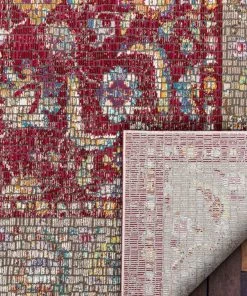 Well Woven Vanessa Red Vintage Oriental Persian Mosaic Rug