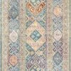 Well Woven Global Eden Blue Vintage Mosaic Pastel Rug