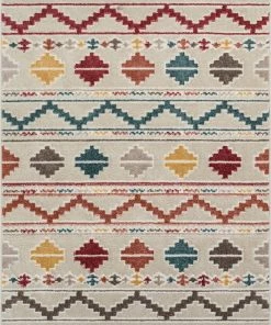 Well Woven Global Alba Natural Tribal Rug