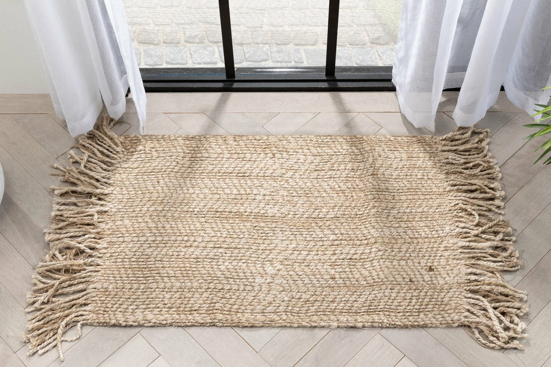 Well Woven Lola Jute Chevron Natural Hand-Woven Chunky-Textured Rug Jute + Natural 8 Well Woven Lola Jute Chevron Natural Hand-Woven Chunky-Textured Rug Jute + Natural
