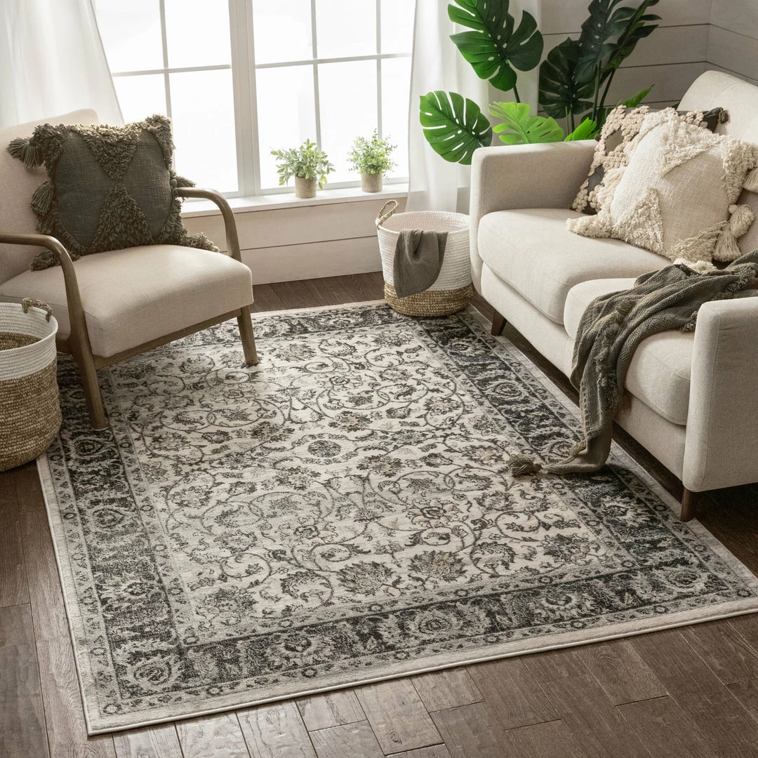 Well Woven Global Sonoma Beige Modern Vintage Rug 1 Well Woven Global Sonoma Beige Modern Vintage Rug