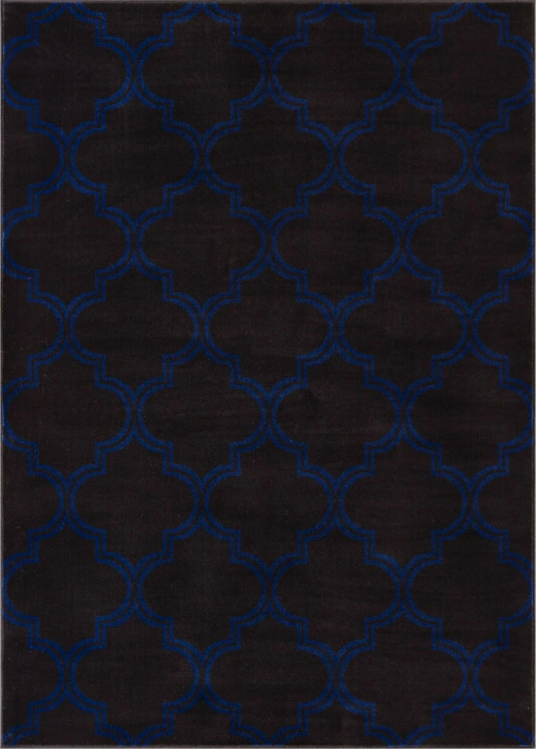 Well Woven Jaclyn Charcoal Modern Moroccan Lattice Rug 1 Well Woven Jaclyn Charcoal Modern Moroccan Lattice Rug