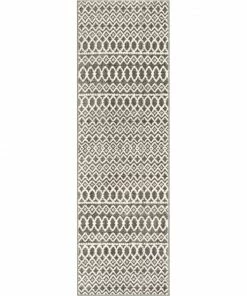 Well Woven Hira Moroccan Trellis Geometric Grey High-Low Rug Global 18 Well Woven Hira Moroccan Trellis Geometric Grey High-Low Rug Global
