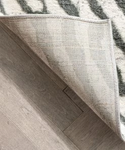 Well Woven Moroccan Asiya Modern Geometric Ivory High-Low Rug