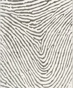 Well Woven Moroccan Asiya Modern Geometric Ivory High-Low Rug