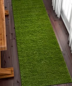 Well Woven Grass Green Indoor/Outdoor Rug