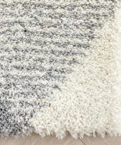 Well Woven Reily Mid-Century Modern Geometric Triangle Pattern Blue Shag Rug 12 Well Woven Reily Mid-Century Modern Geometric Triangle Pattern Blue Shag Rug