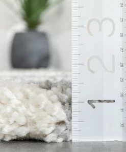 Well Woven Kylar Nordic Chevron Pattern Teal Shag Rug