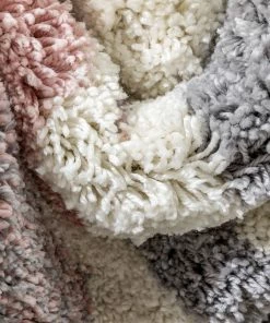 Well Woven Kylar Nordic Chevron Pattern Pink Shag Rug Geometric 11 Well Woven Kylar Nordic Chevron Pattern Pink Shag Rug Geometric