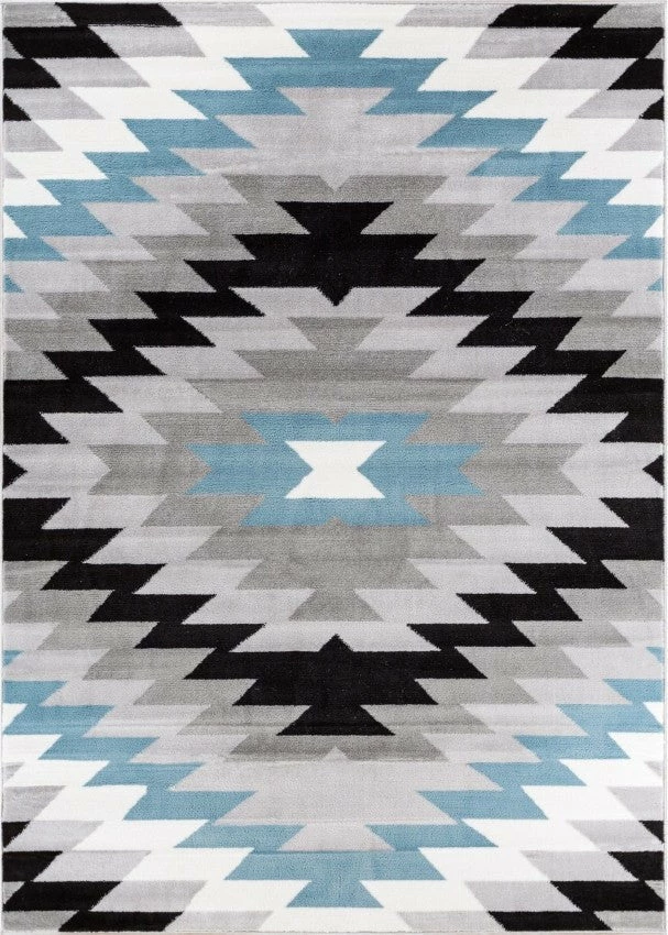 Well Woven Global Navajo Grey Southwestern Geometric 2'3" X 7'3" Runner Rug 1 Well Woven Global Navajo Grey Southwestern Geometric 2'3" X 7'3" Runner Rug