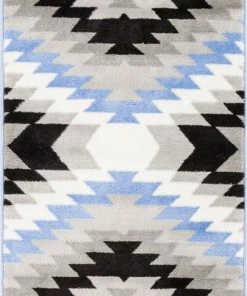 Well Woven Global Navajo Grey Southwestern Geometric 2'3" X 7'3" Runner Rug 9 Well Woven Global Navajo Grey Southwestern Geometric 2'3