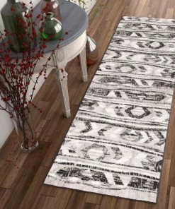 Well Woven Isla Black Modern Geometric Rug