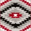 Well Woven Navajo Red Southwestern Geometric Rug 20" X 31" Global