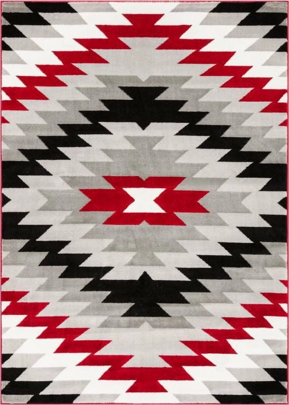 Well Woven Navajo Red Southwestern Geometric Rug 20" X 31" Global 1 Well Woven Navajo Red Southwestern Geometric Rug 20" X 31" Global