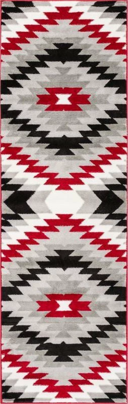 Well Woven Navajo Red Southwestern Geometric Rug 20" X 31" Global 3 Well Woven Navajo Red Southwestern Geometric Rug 20" X 31" Global