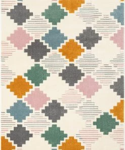 Well Woven Emelia Modern Geometric Yellow Multi Rug