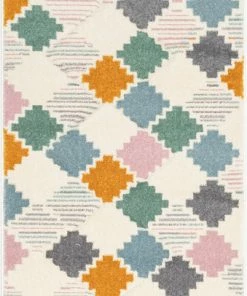 Well Woven Emelia Modern Geometric Yellow Multi Rug