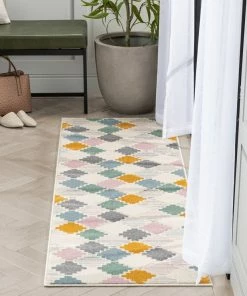 Well Woven Emelia Modern Geometric Yellow Multi Rug