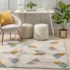 Well Woven Tribal Maisy Modern Geometric Ivory Multi Rug