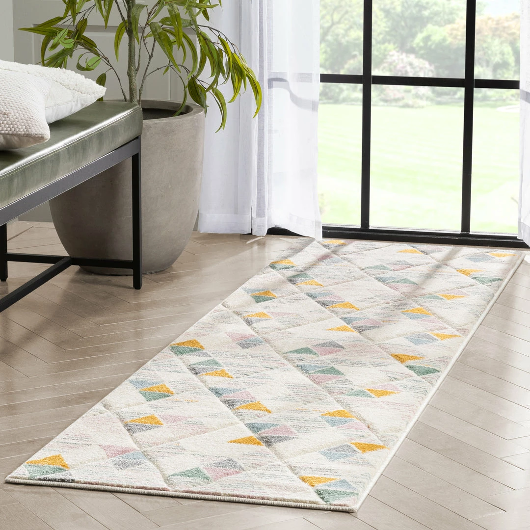 Well Woven Tribal Maisy Modern Geometric Ivory Multi Rug 12 Well Woven Tribal Maisy Modern Geometric Ivory Multi Rug