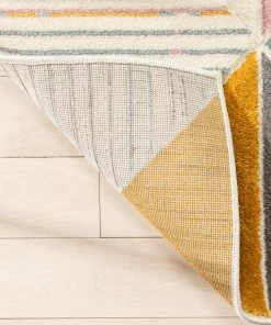 Well Woven Nia Modern Geometric Ivory Multi Rug Tribal