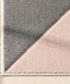 Well Woven Nia Modern Geometric Blush Grey Rug Tribal