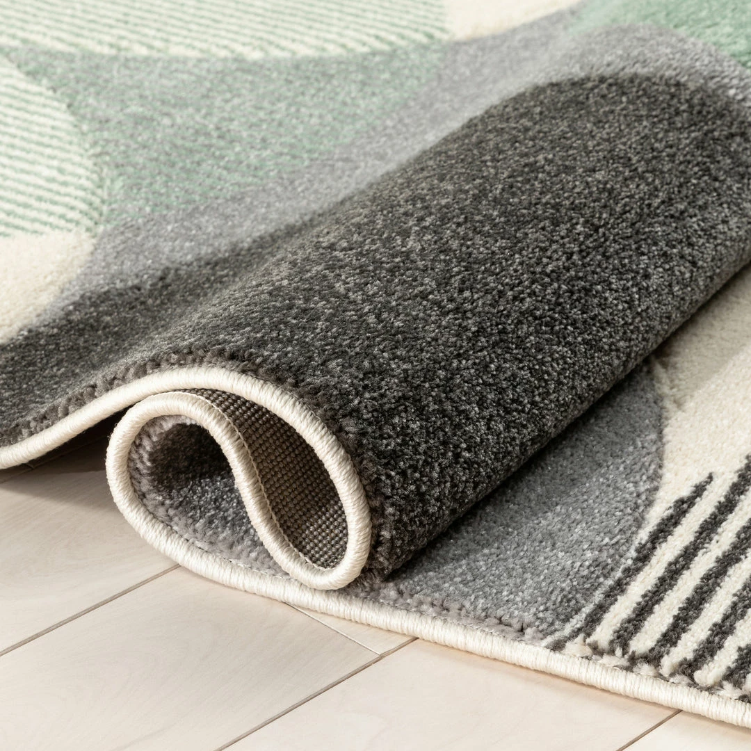 Well Woven Landon Modern Geometric Green Rug 8 Well Woven Landon Modern Geometric Green Rug