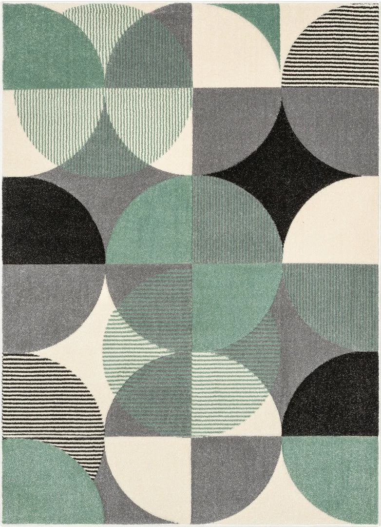 Well Woven Landon Modern Geometric Green Rug 2 Well Woven Landon Modern Geometric Green Rug