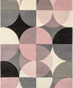 Well Woven Landon Modern Geometric Light Pink Rug Tribal