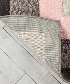 Well Woven Tribal Arian Modern Border Pattern Blush Rug