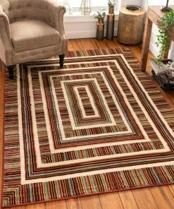 Well Woven Mero Multi Modern Rug By Chill Rugs Geometric