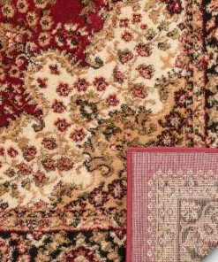 Well Woven Mahal Traditional Orierntal Persian Medallion Red Rug Oriental & Persian 11 Well Woven Mahal Traditional Orierntal Persian Medallion Red Rug Oriental & Persian