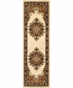Well Woven Mahal Ivory Traditional Rug Oriental & Persian