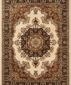 Well Woven Mahal Ivory Traditional Rug Oriental & Persian