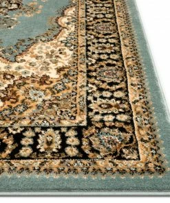 Well Woven Mahal Blue Traditional Oriental Persian Rug Oriental & Persian