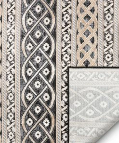 Well Woven Ashley Tribal Geometric Ivory High-Low Rug Global