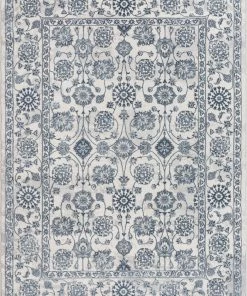 Well Woven Alexis Vintage Oriental Ivory High-Low Rug