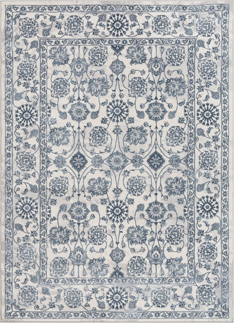 Well Woven Alexis Vintage Oriental Ivory High-Low Rug 1 Well Woven Alexis Vintage Oriental Ivory High-Low Rug