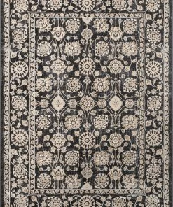 Well Woven Alexis Vintage Oriental Grey High-Low Rug